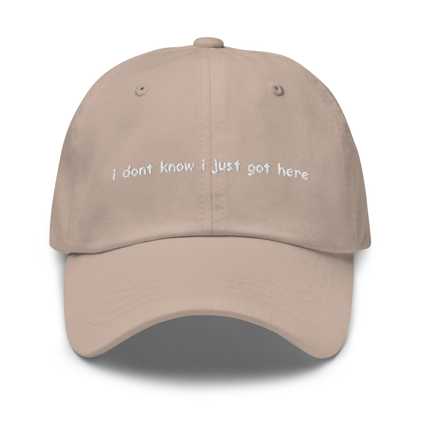 i dont know i just got here Hat