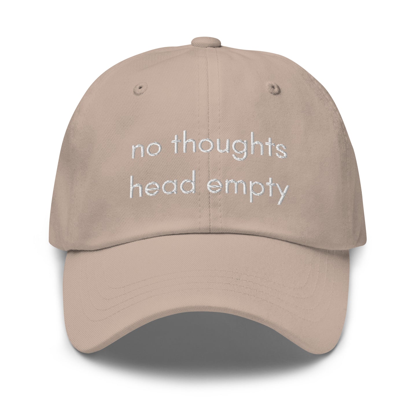 no thoughts head empty Hat